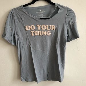 “do your thing” American eagle vintage inspire tee